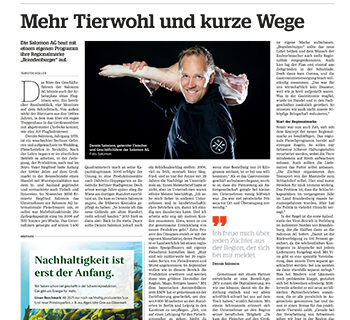 Artikel in der "Allgemeine Fleischer-Zeitung : AFZ"